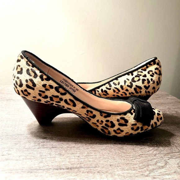 Greenwich Village Calf’s Hair Animal Print Shoes - Picture 2 of 14